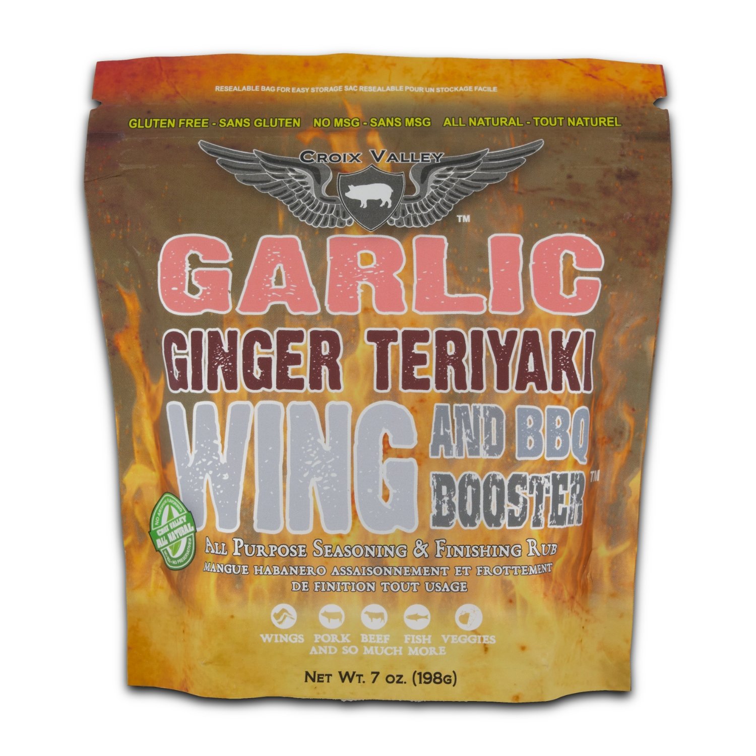 Garlic Ginger Teriyaki Wing and BBQ Booster