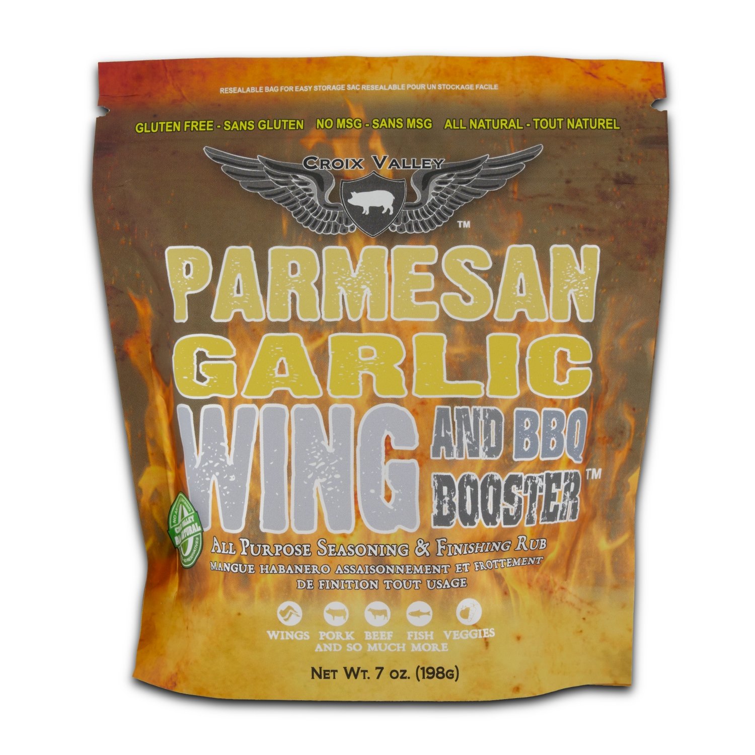 Parmesan Garlic Wing and BBQ Booster